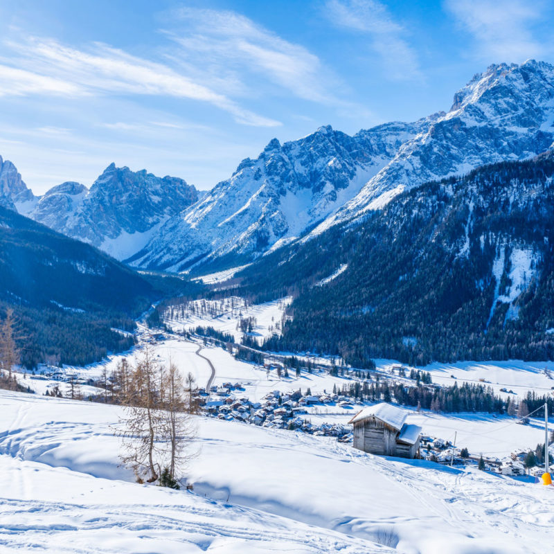L'HIVER Dans les Dolomites